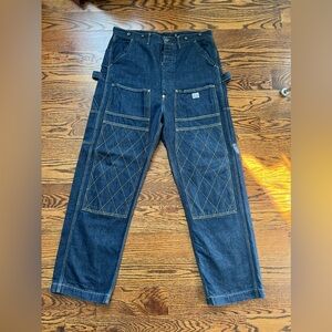 KAPITAL MADE IN JAPAN BLUE DENIM JEANS IN SIZE FOUR / XL FANTASTIC CONDITION